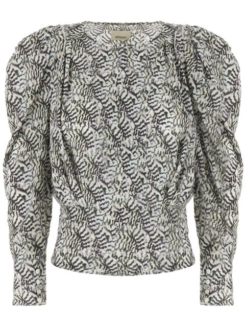 ISABEL MARANT Zarga blouse - Neutrals - zdjęcie produktu nr 1