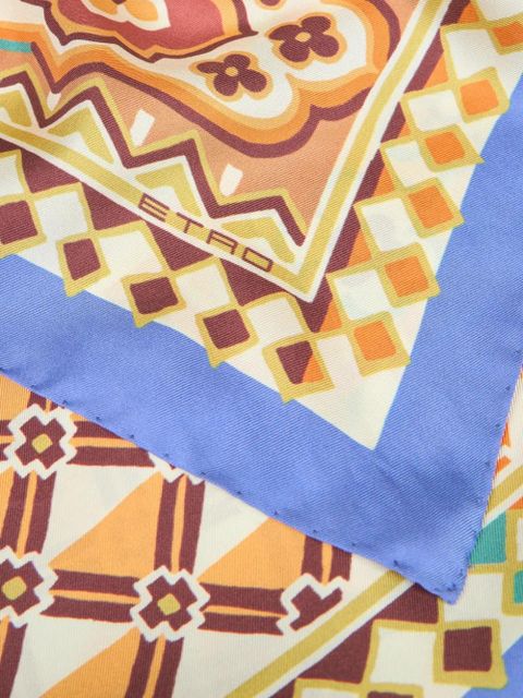 ETRO printed silk scarf - Neutrals - zdjęcie produktu nr 2