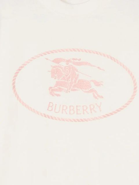 Burberry Knight-stamp cotton T-shirt - White - zdjęcie produktu nr 2