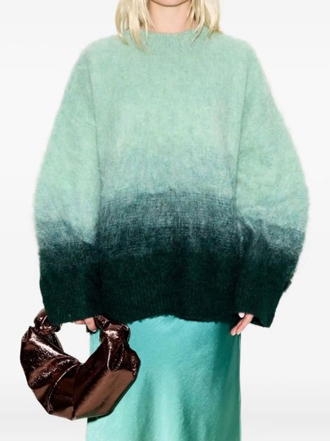 Simon Miller Leith Ombre crew-neck sweater - Green - zdjęcie produktu nr 1