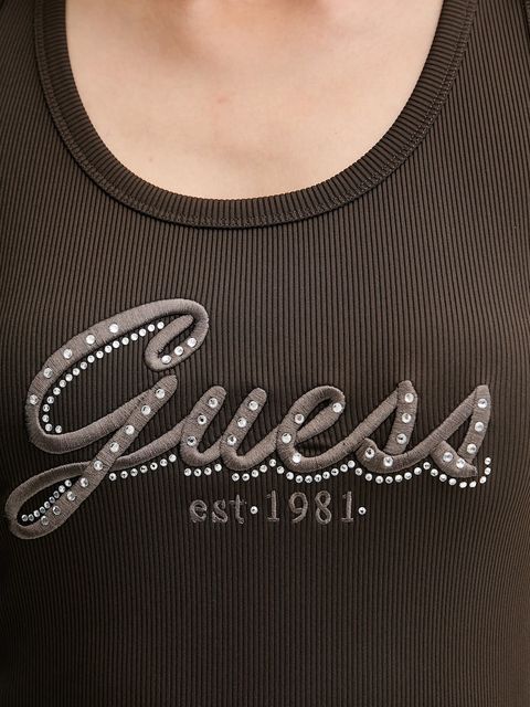 Guess top RAISSA kolor zielony W5YP00 KCXJ2