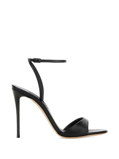 Casadei minorca leather sandals - Black - zdjęcie produktu nr 1