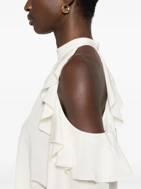 ETRO draped-detailed blouse - White