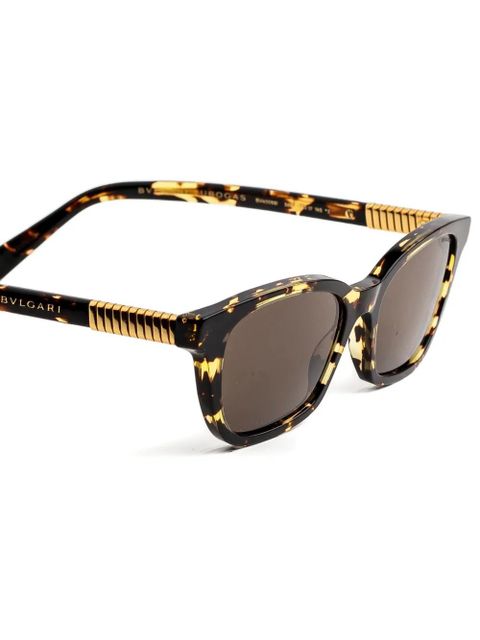 Bvlgari square-frame sunglasses - Brown