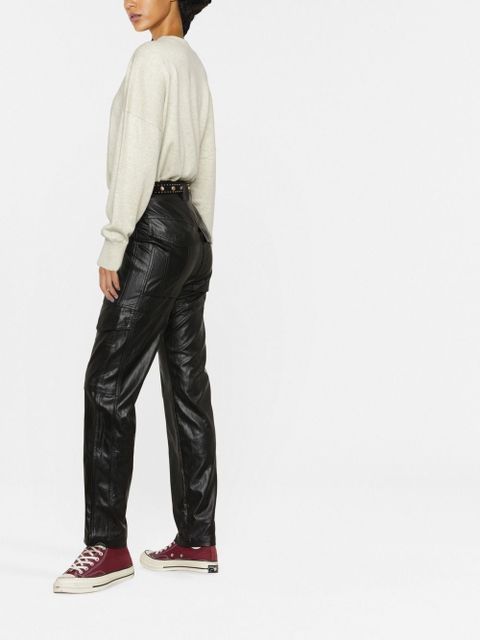 MARANT ÉTOILE Marisans logo-intarsia sweater - Grey