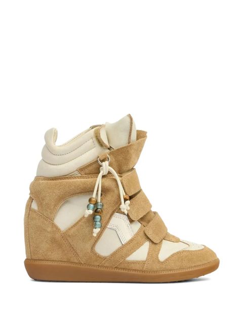 ISABEL MARANT Bekett suede sneakers - Neutrals - zdjęcie produktu nr 1