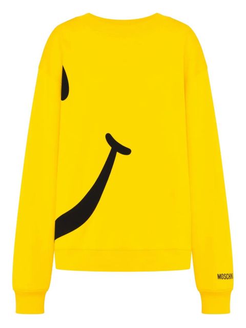 Moschino smiley-print sweatshirt - Yellow - zdjęcie produktu nr 1