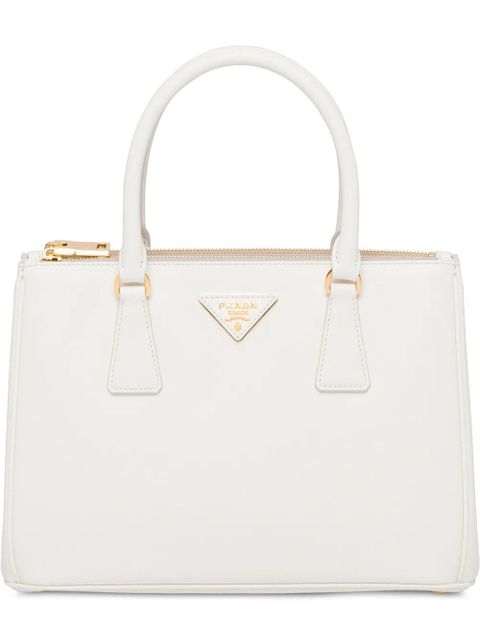 Prada medium Galleria leather tote bag - White - zdjęcie produktu nr 1