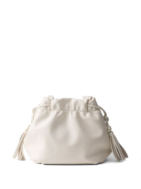 Prada Nappa leather shoulder bag - White