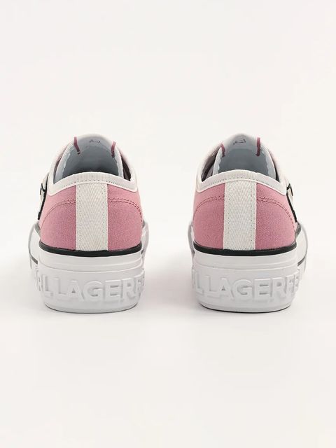 Karl Lagerfeld tenisówki KAMPUS MAX NFT kolor różowy KL60424