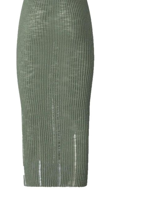 PINKO ribbed sleeveless dress - Green - zdjęcie produktu nr 2