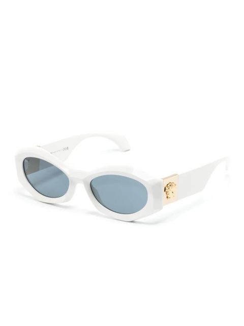 Versace Eyewear oval-frame sunglasses - White - zdjęcie produktu nr 2