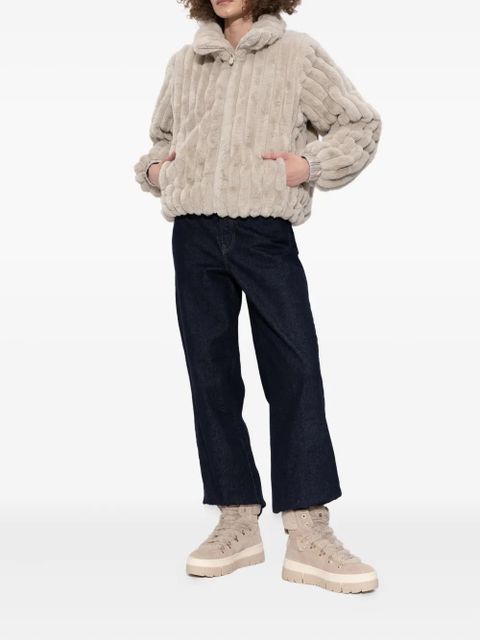 BOGNER quilted high-top sneakers - Neutrals