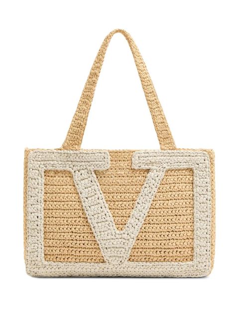 Valentino Garavani medium Viva Superstar shopping bag - Neutrals - zdjęcie produktu nr 1