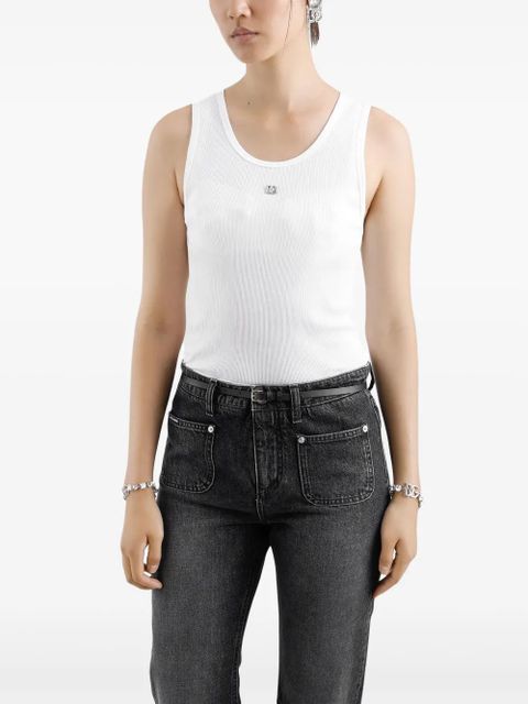 Dolce & Gabbana logo tank top - White