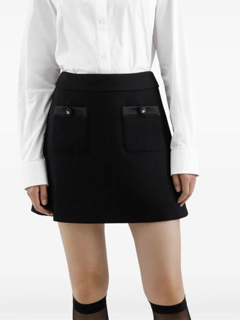Dolce & Gabbana A-line mini skirt - Black