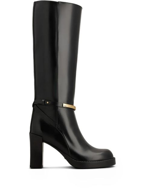 Tod's 80mm leather boots - Black - zdjęcie produktu nr 1