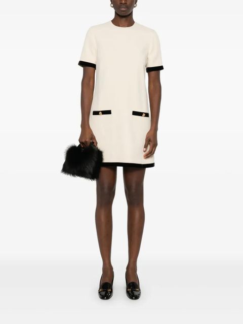 Prada Sablè mini dress - Neutrals