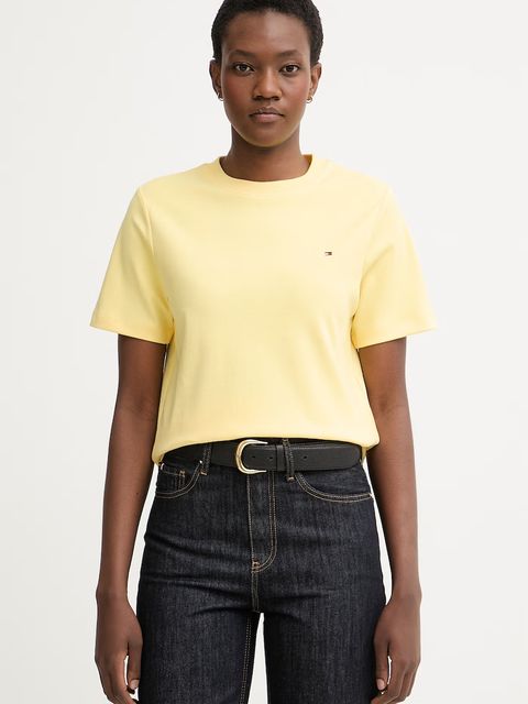 Tommy Hilfiger T-shirt damski bawełniany - zdjęcie produktu nr 1