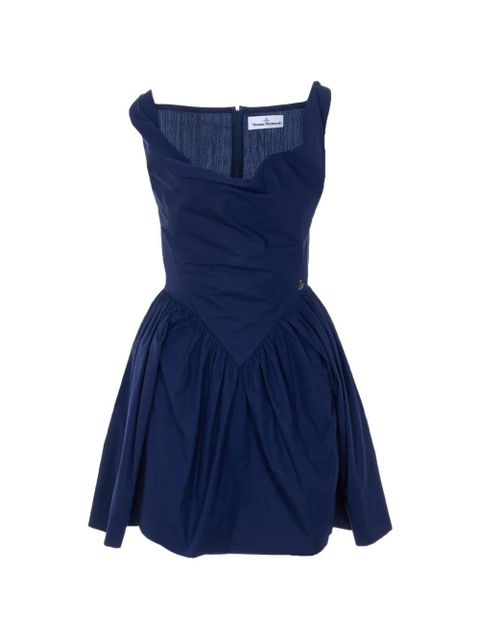 Vivienne Westwood orb embroidered mini dress - Blue - zdjęcie produktu nr 1