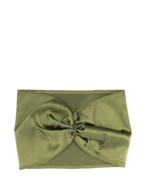 Jennifer Behr twisted hair wrap - Green - zdjęcie produktu nr 1