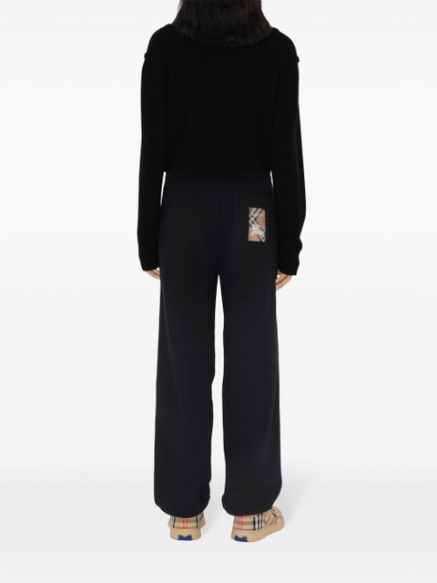 Burberry Check Label track pants - Black