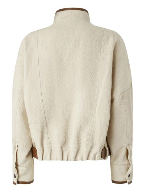 PINKO belted cropped jacket - Neutrals - zdjęcie produktu nr 2