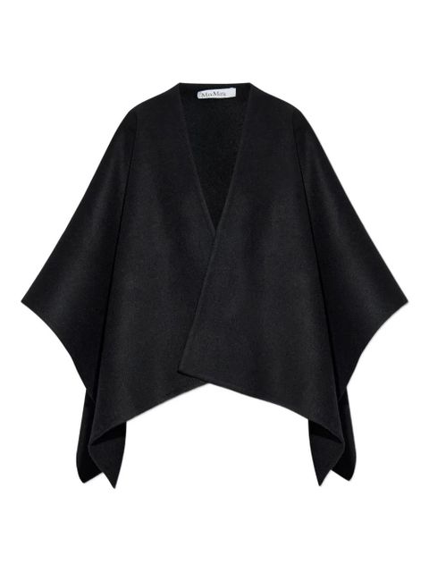 Max Mara Serra draped cape - Black - zdjęcie produktu nr 1