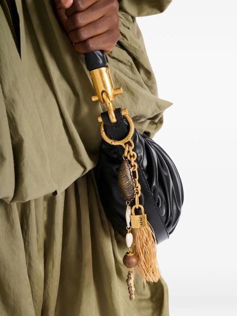 Balmain shell charm - Brown