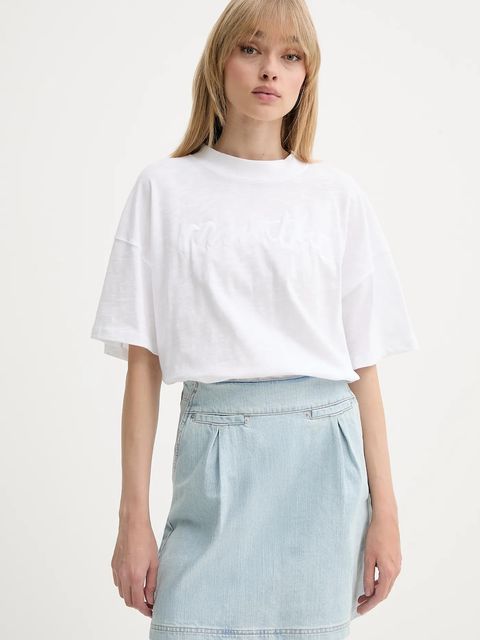 MUNTHE t-shirt bawełniany UDELLO - zdjęcie produktu nr 1