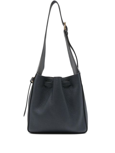 Mulberry Lyra drawstring leather bucket bag - Blue - zdjęcie produktu nr 1