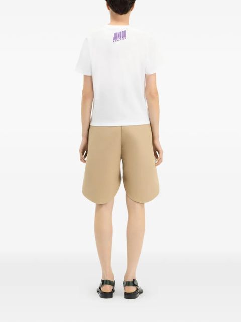 Jean Paul Gaultier squared printed T-shirt - White