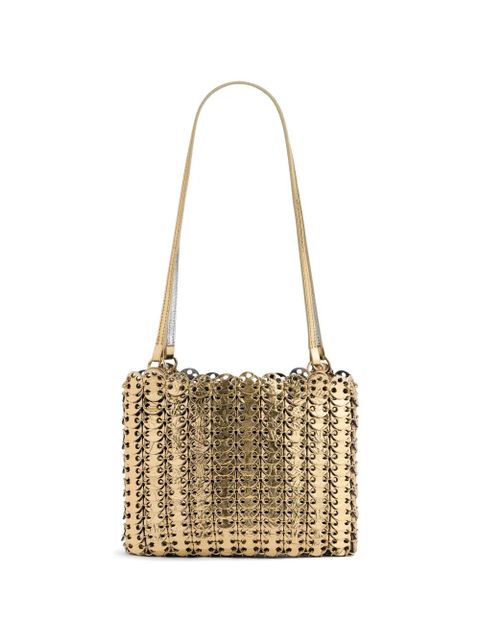 Rabanne Iconic Nano 1969 reversible shoulder bag - Gold