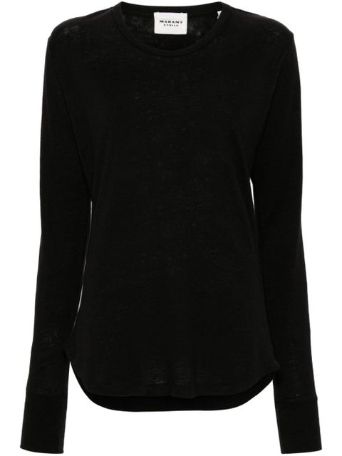 MARANT ÉTOILE Zeline T-shirt - Black - zdjęcie produktu nr 1