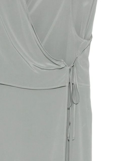 Alysi V-neck midi dress - Grey