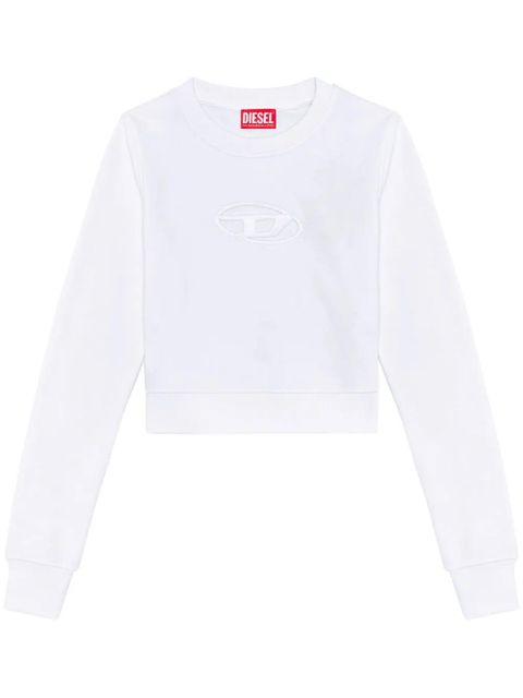Diesel F-Slimmy-Od cropped sweatshirt - White - zdjęcie produktu nr 1