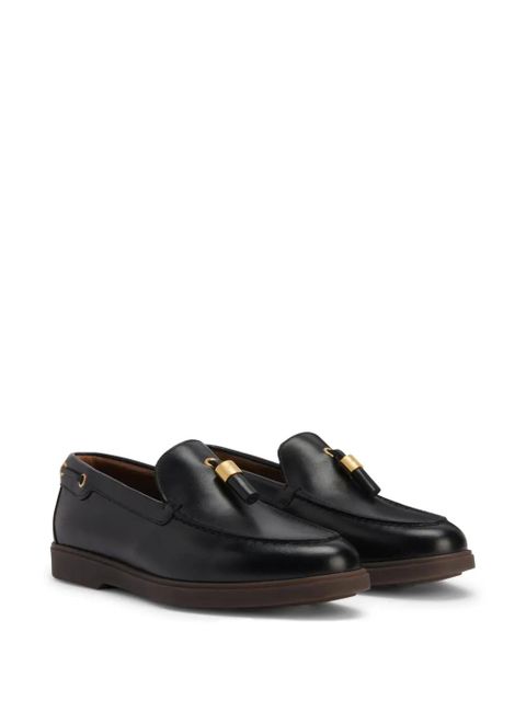 Giuseppe Zanotti The Maui Tassels slip-on loafers - Black - zdjęcie produktu nr 2