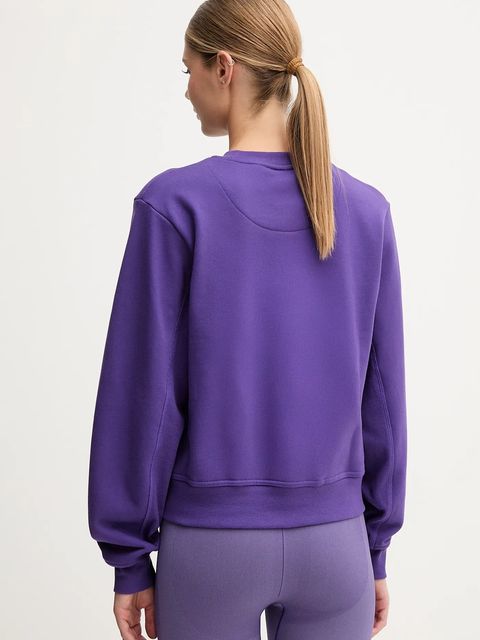 adidas by Stella McCartney bluza treningowa damska kolor fioletowy gładka JW4691 - zdjęcie produktu nr 2