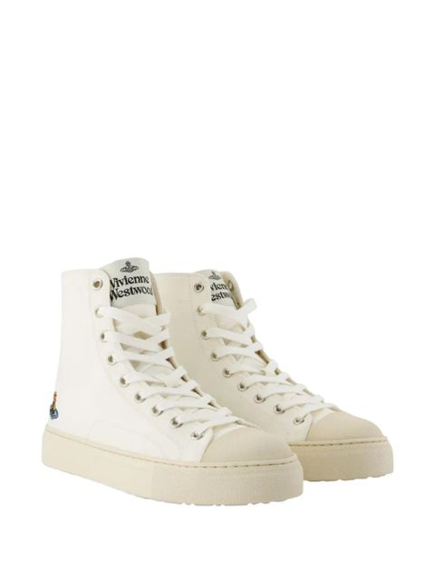 Vivienne Westwood Plimsoll Orb-embroidered sneakers - White - zdjęcie produktu nr 2
