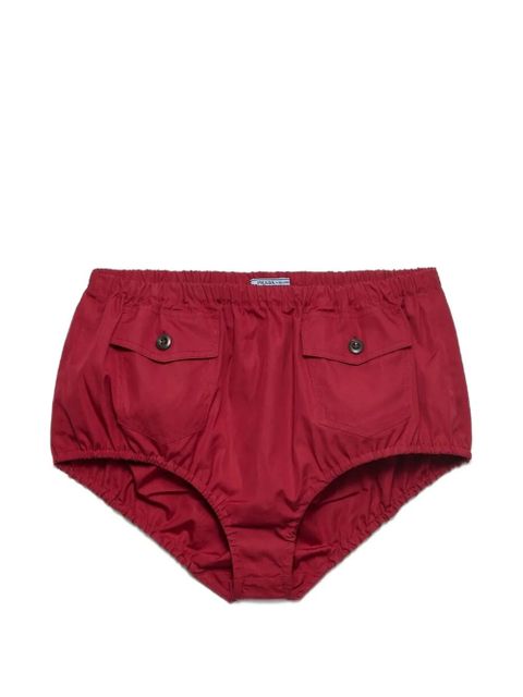 Prada poplin shorts - Red - zdjęcie produktu nr 1