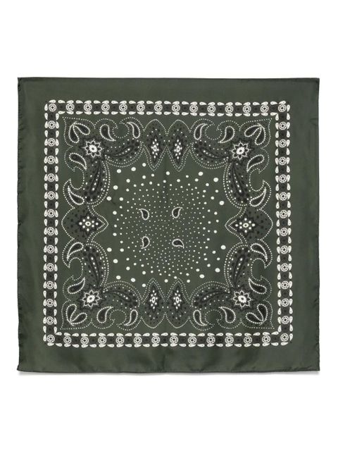 SANDRO paisley-print scarf - Green - zdjęcie produktu nr 1