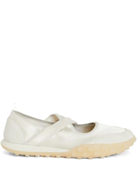 Jil Sander cross-over ballet flats - White - zdjęcie produktu nr 1