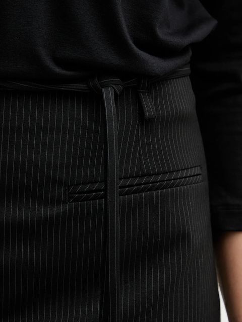 Sisley spódnica kolor czarny mini prosta 45QHL002V