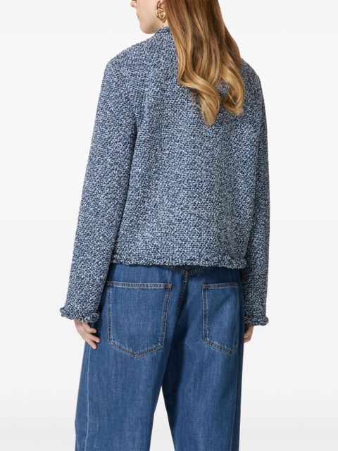 Valentino Garavani denim tweed jacket - Blue