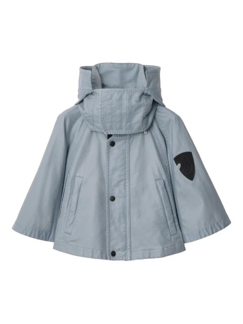 Burberry hooded cape - Blue