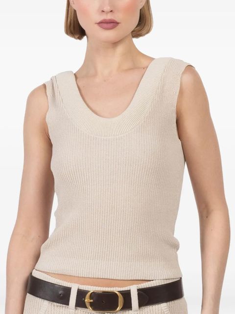 Aya Muse Vena tank top - Neutrals