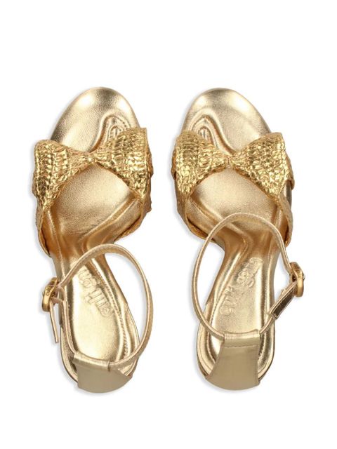 Cult Gaia 100mm Zephyr sandals - Gold