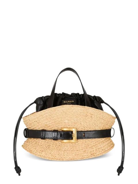 Balmain Shuffle mini bag - Brown - zdjęcie produktu nr 1