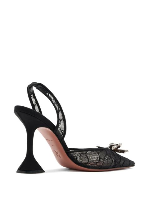 Amina Muaddi 95mm Rosie pumps - Black
