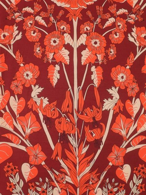 Johanna Ortiz Tropical Chinoiserie scarf - Red - zdjęcie produktu nr 2